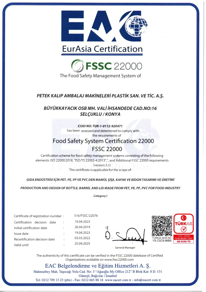  FSSC 22000 V.5.1