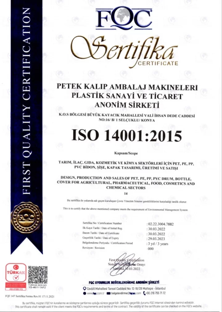 ISO 14001:2015